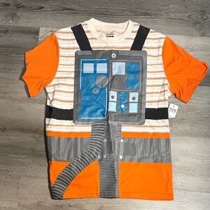 Kids Shirt with star wars rebel pilot Design size XL kids